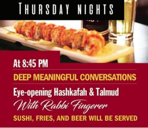 Young Jewish Professionals Program with Sushi and Drinks