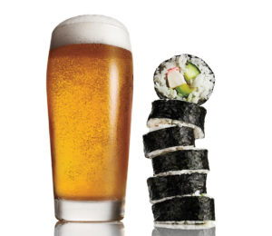 Sushi, Fries and Beer