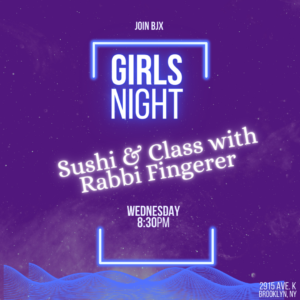 Girls night out class and sushi