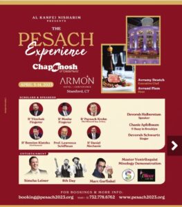 PESACH WITH BJX AND RABBIS FINGERER