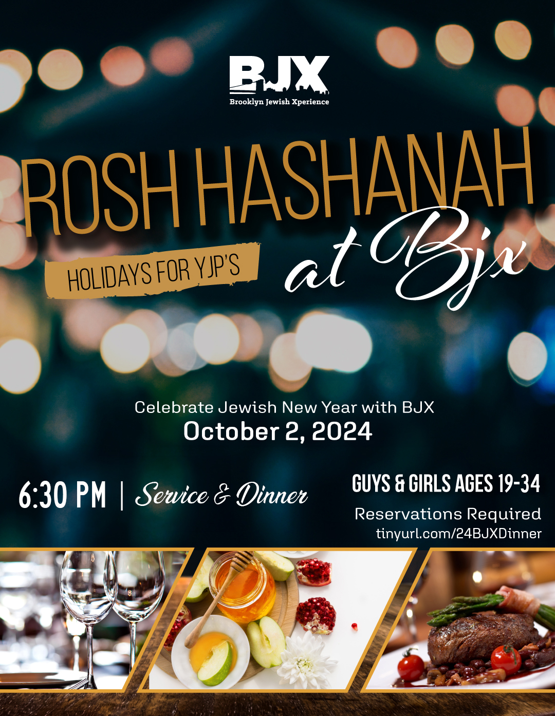 high holy days Rosh Hashanah Dinner for Jewish students and young professionals