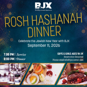 New Year's Rosh Hashanah Dinner for Young Professionals