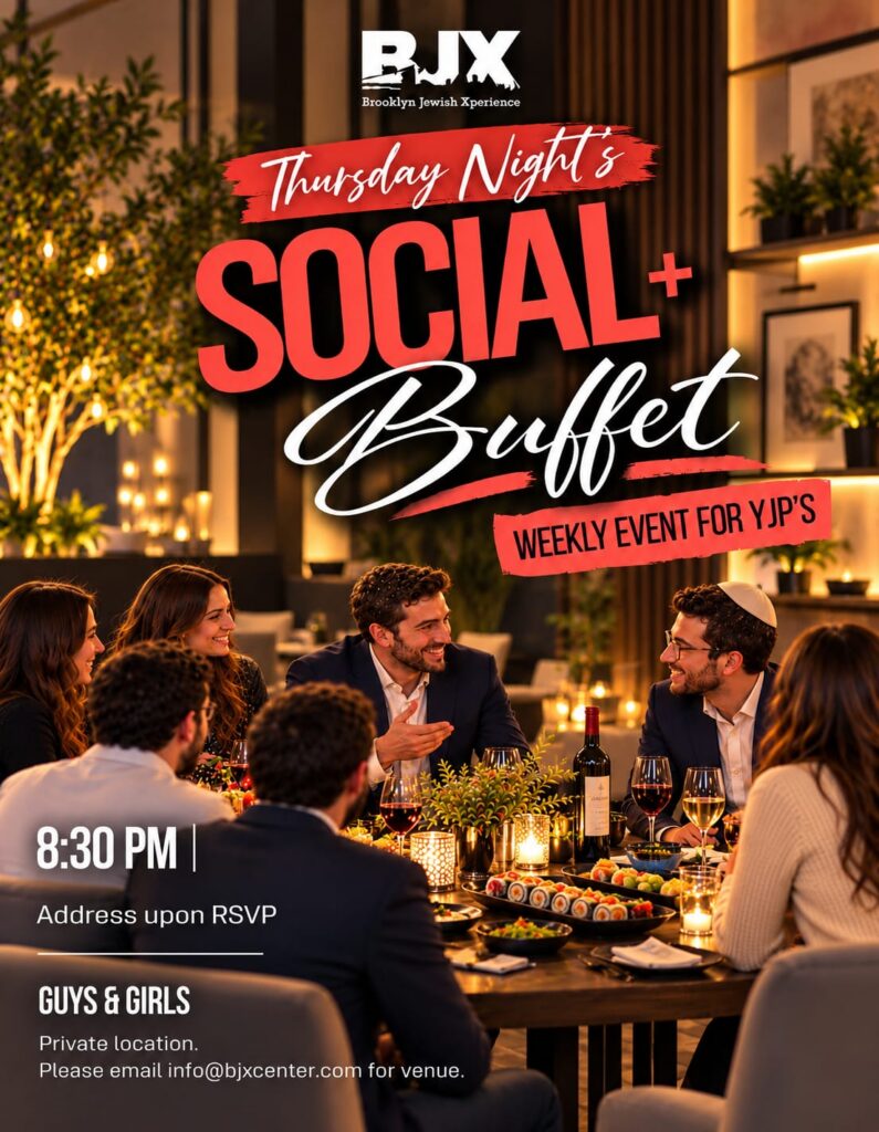 Brooklyn Social and buffet- Thursday for young